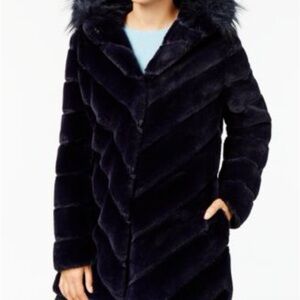 Calvin Klein Women's Black Teddy Jacket
